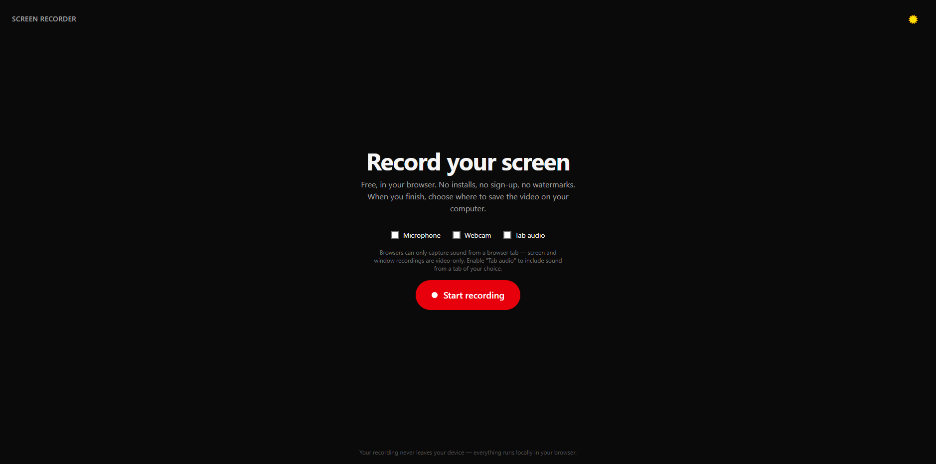 Screen Recorder